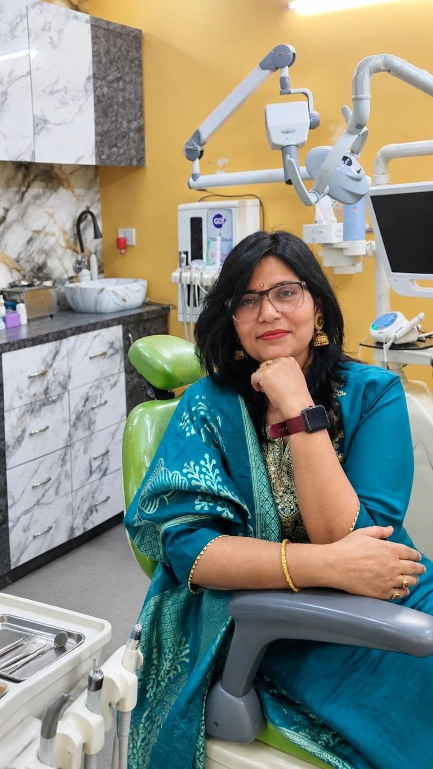 Dr. Shruti Dubey in the treatment room